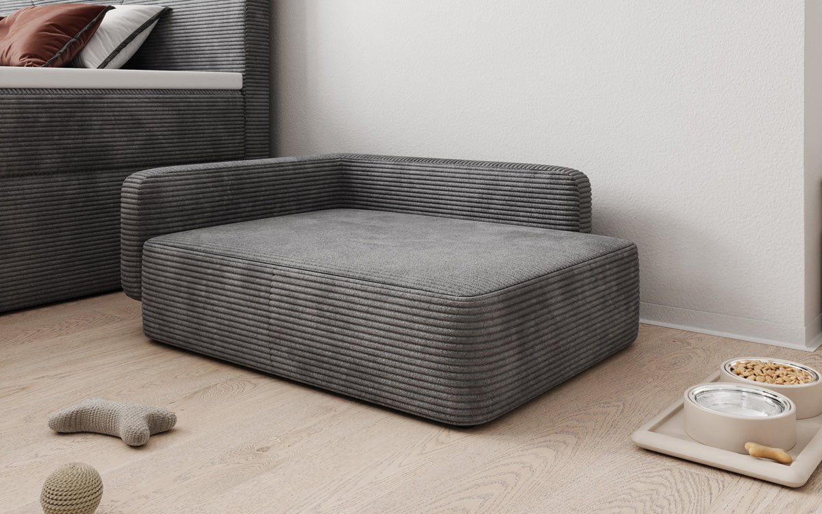 Dog bed BelloCouch 80 × 60 cm in Corduroy