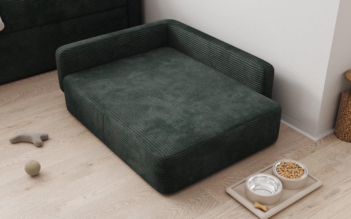 Lit pour chien BelloCouch 80 × 100 cm en Côtelé