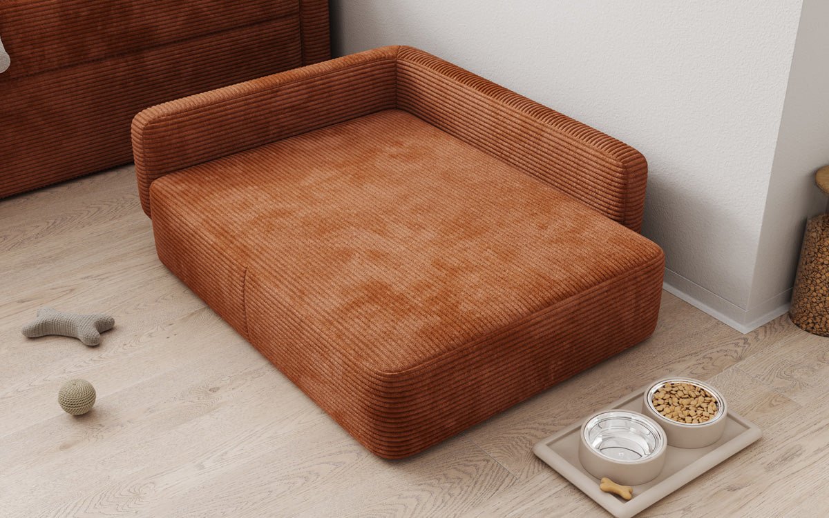 Lit pour chien BelloCouch 80 × 100 cm en Côtelé