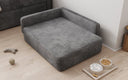 Hondebett BelloCouch 80 × 100 cm an Cord