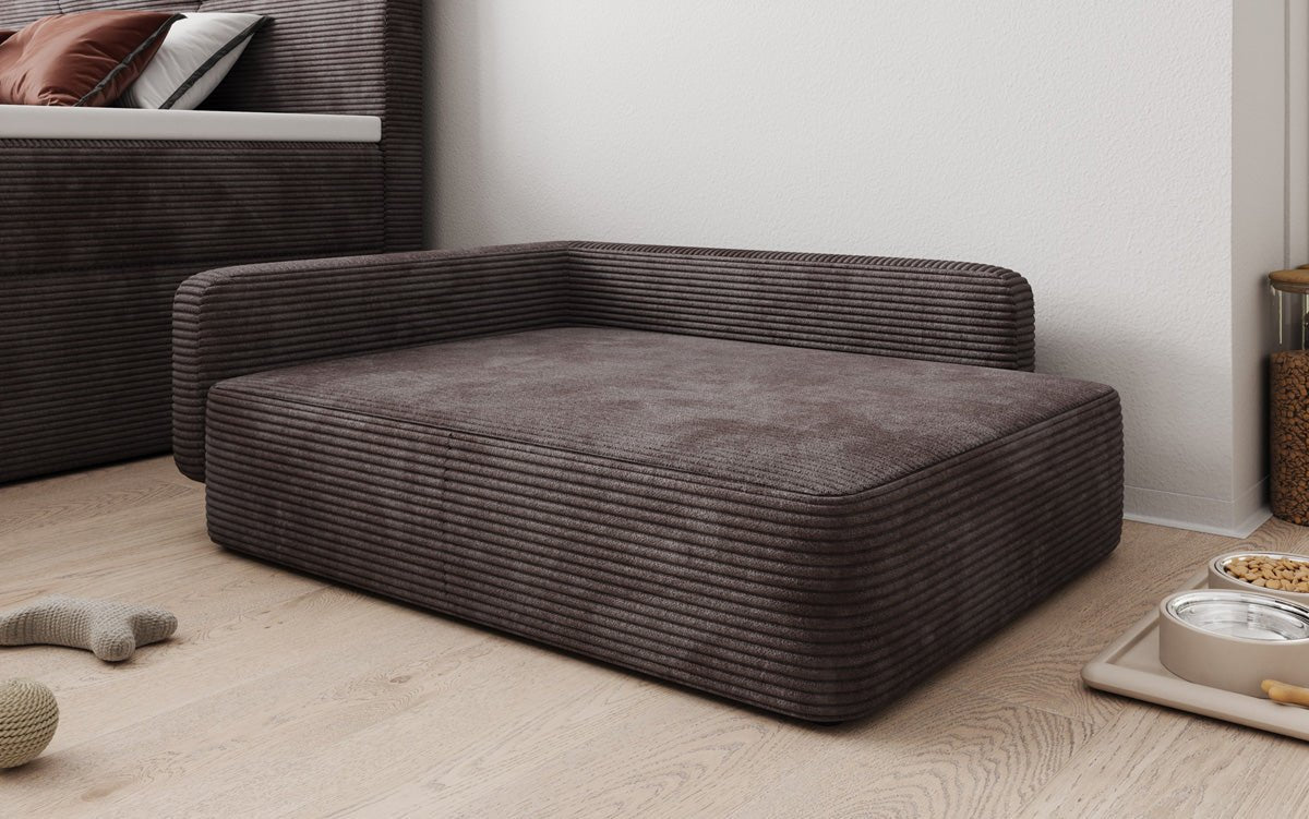 Lit pour chien BelloCouch 80 × 100 cm en Côtelé