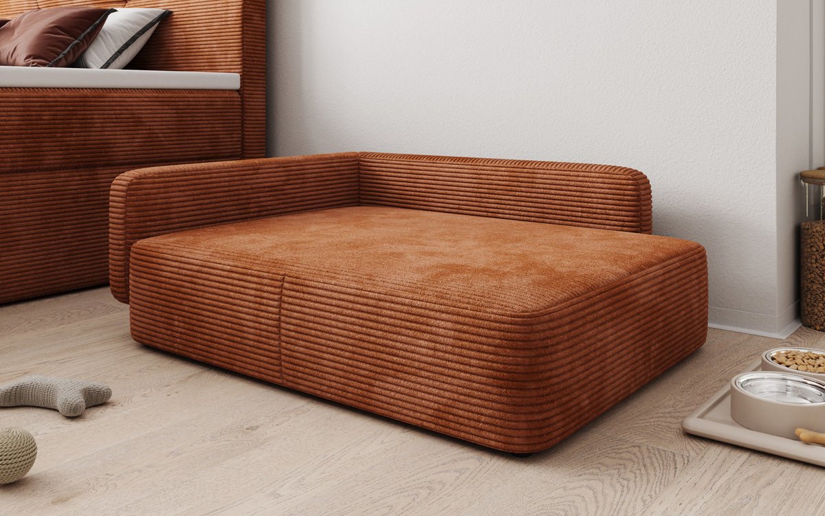 Lit pour chien BelloCouch 80 × 100 cm en Côtelé