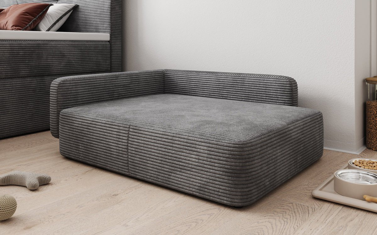 Lit pour chien BelloCouch 80 × 100 cm en Côtelé