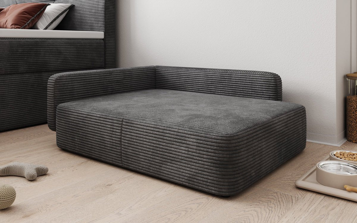 Lit pour chien BelloCouch 80 × 100 cm en Côtelé