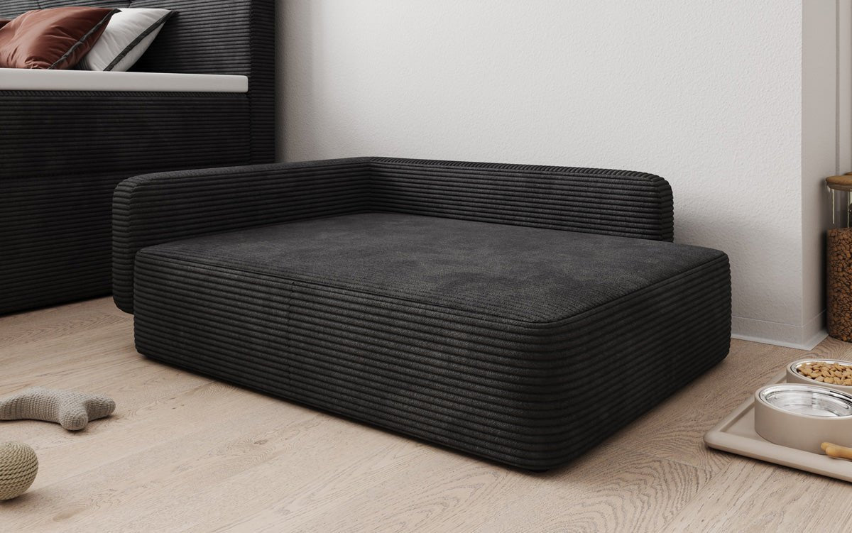 Lit pour chien BelloCouch 80 × 100 cm en Côtelé