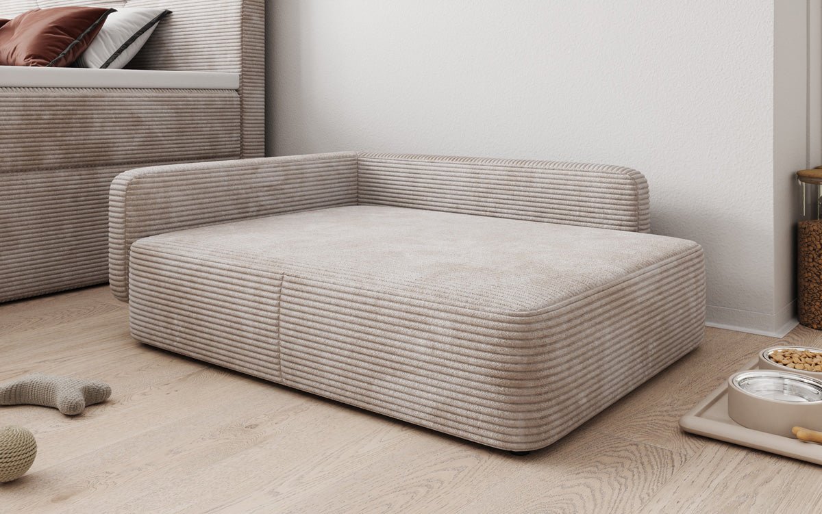 Lit pour chien BelloCouch 80 × 100 cm en Côtelé