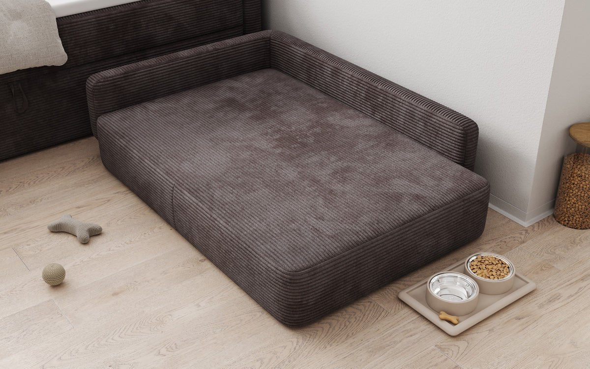 Dog bed BelloCouch 100 × 120 cm in Corduroy