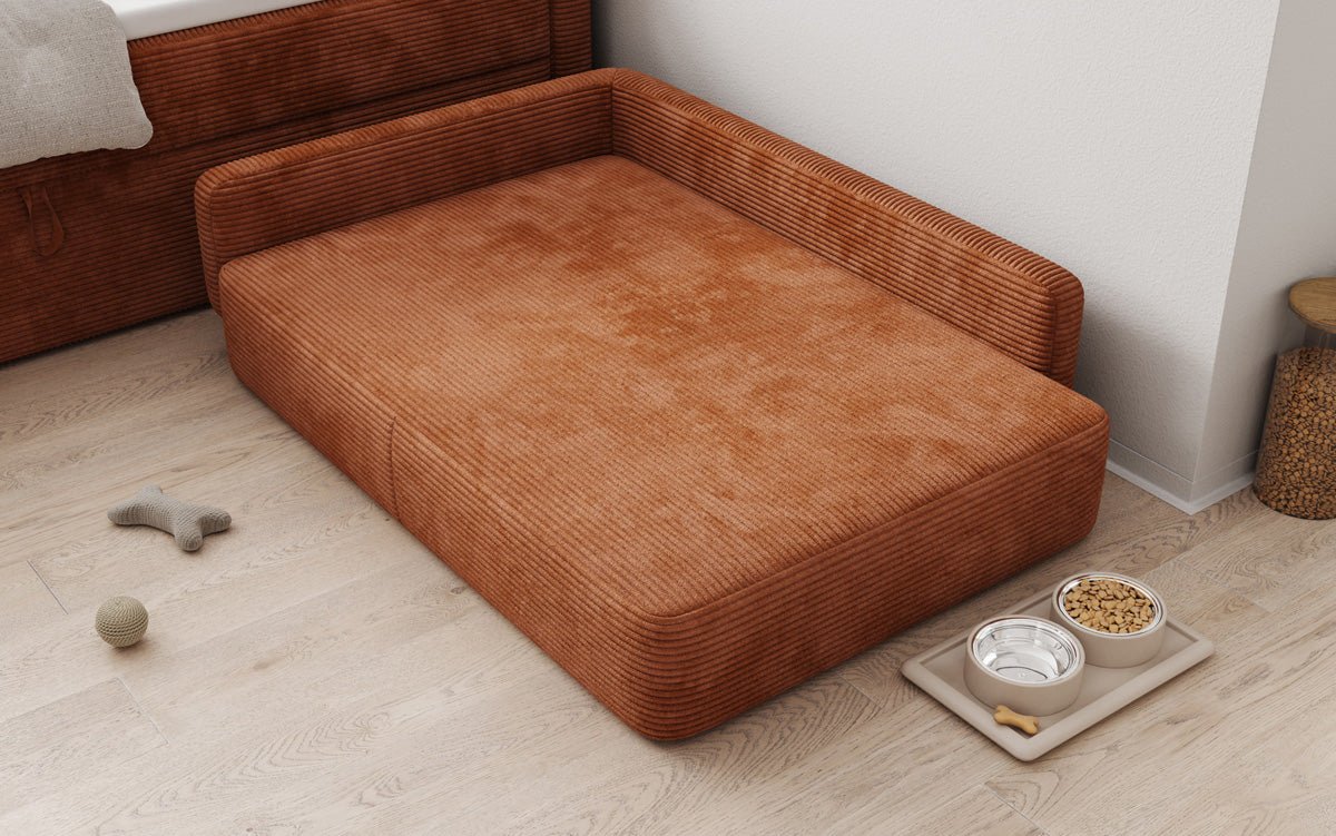 Dog bed BelloCouch 100 × 120 cm in Corduroy