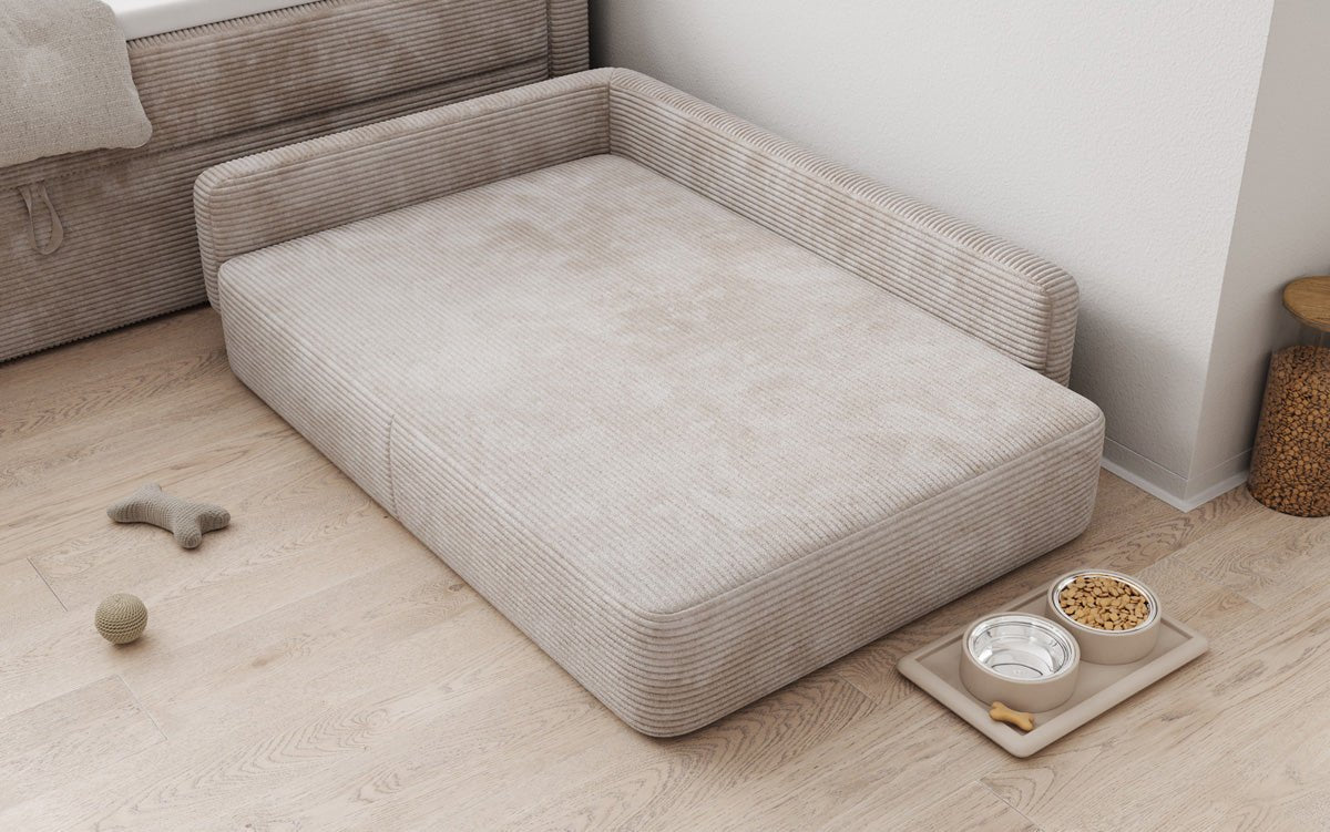 Dog bed BelloCouch 100 × 120 cm in Corduroy