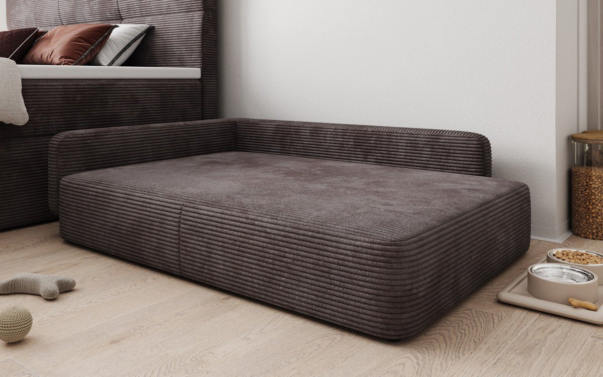 Dog bed BelloCouch 100 × 120 cm in Corduroy