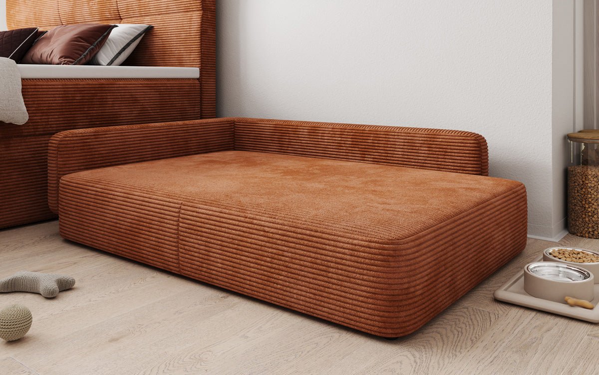 Dog bed BelloCouch 100 × 120 cm in Corduroy