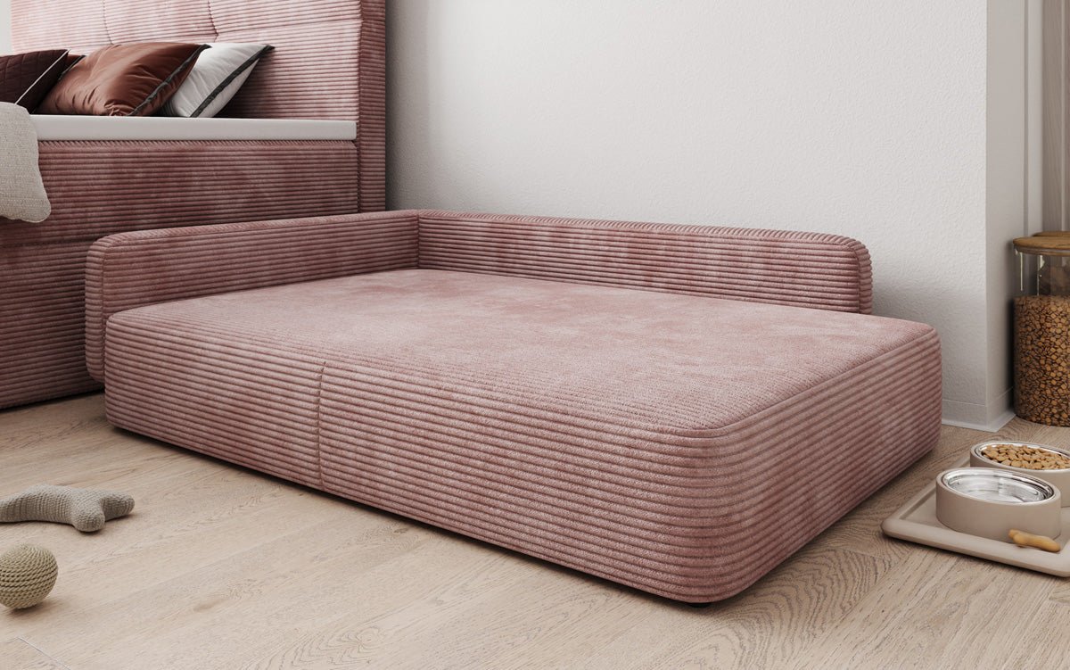 Dog bed BelloCouch 100 × 120 cm in Corduroy
