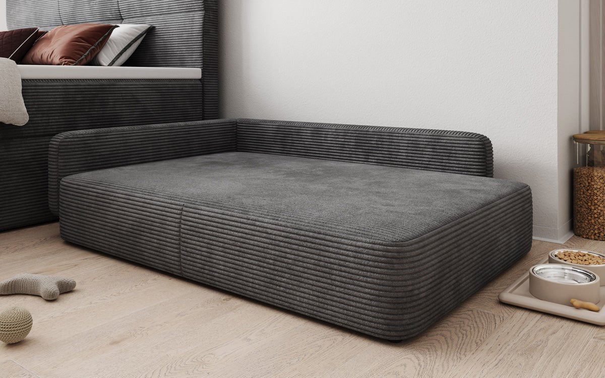 Dog bed BelloCouch 100 × 120 cm in Corduroy