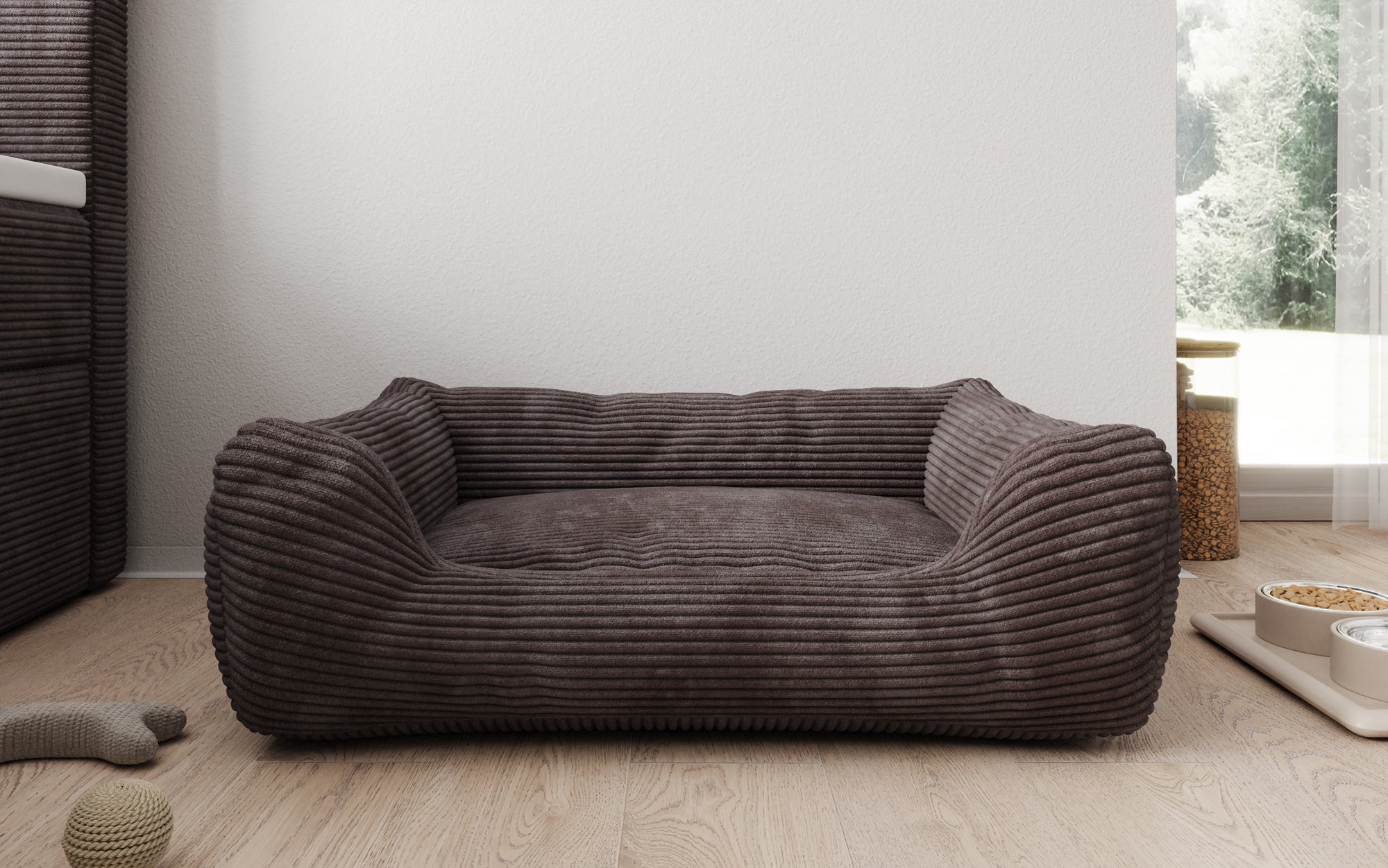 Lit pour chien Cosmo 60 × 80 cm en Côtelé