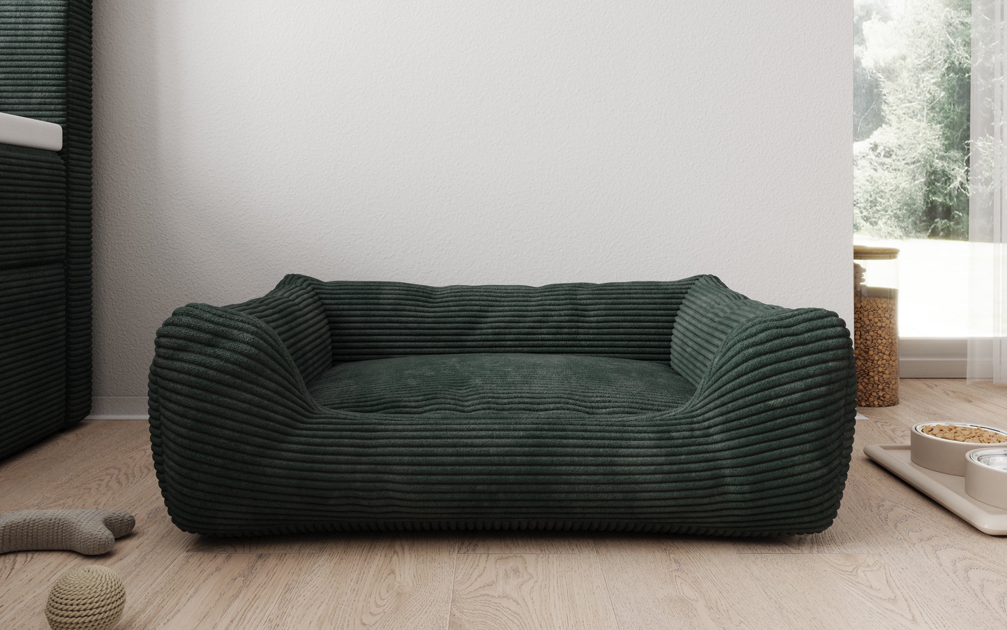 Lit pour chien Cosmo 60 × 80 cm en Côtelé