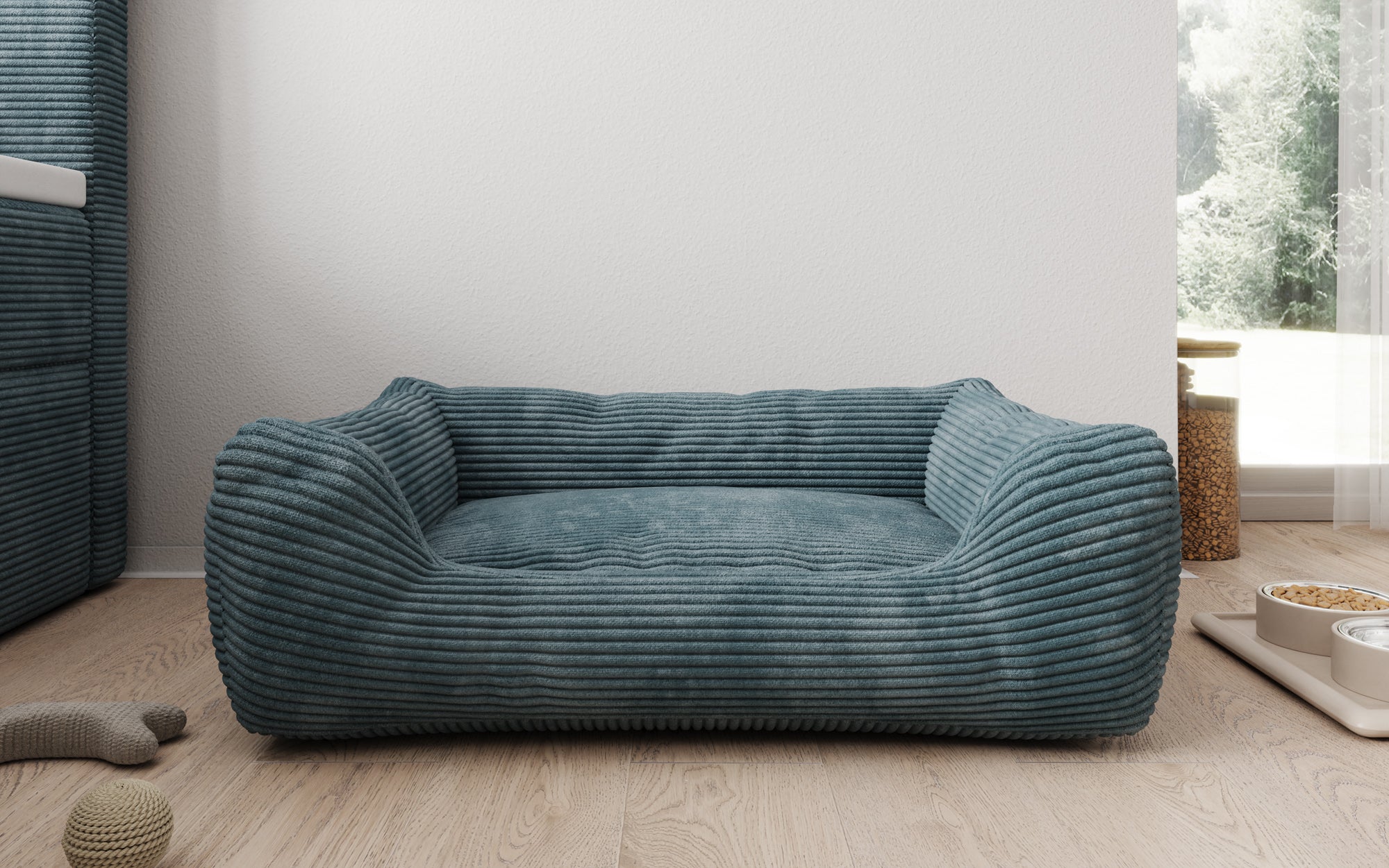 Lit pour chien Cosmo 60 × 80 cm en Côtelé