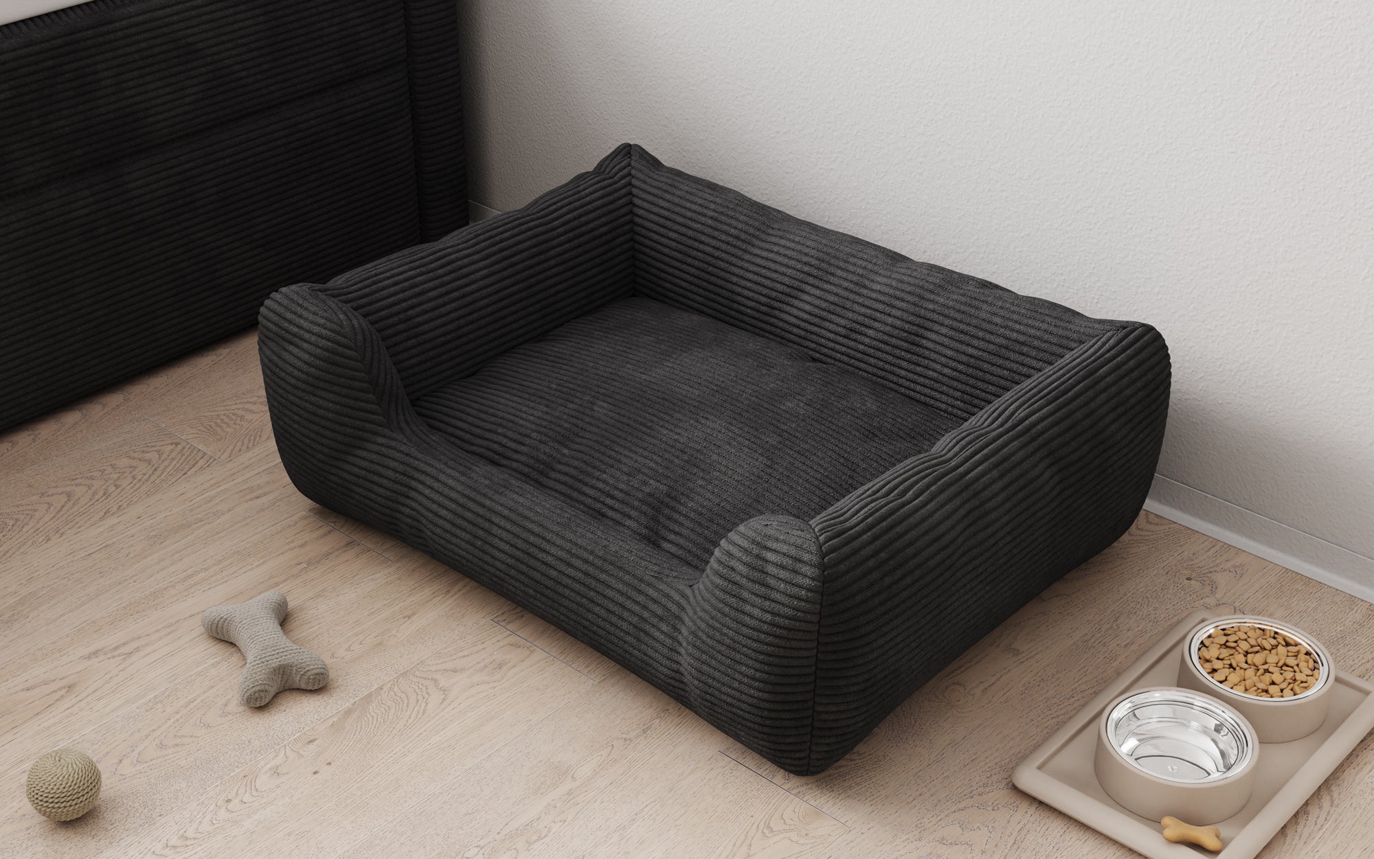 Lit pour chien Cosmo 60 × 80 cm en Côtelé
