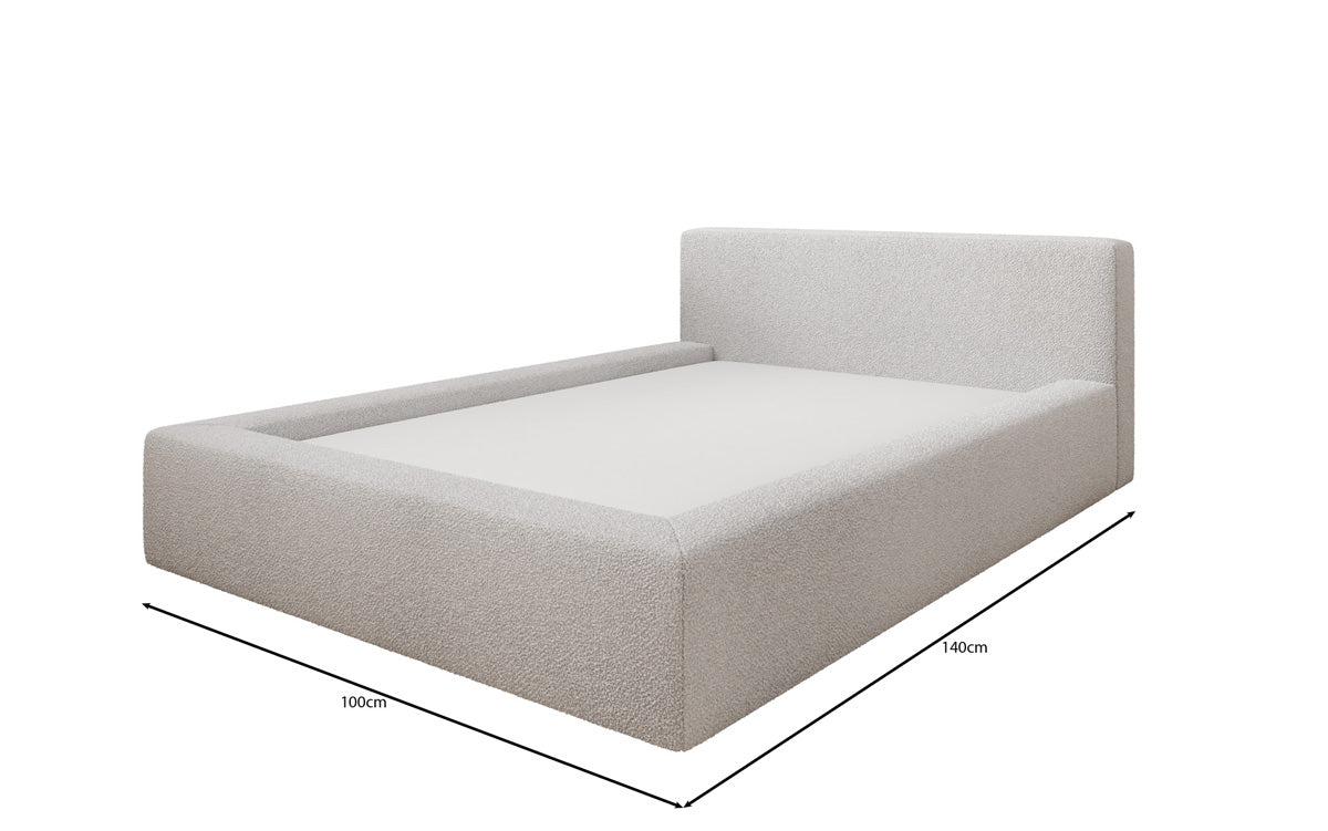 Dog bed LupoLounge 140× 100 cm in Bouclé