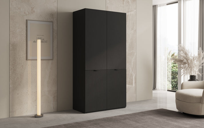 Moduro Varo – Armoire design avec façade en MDF fraisée