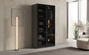 Moduro Luno – Designer Wardrobe with Glass Front and LED Interior Lighting