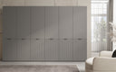 Moduro Faro – Three-Module Designer Wardrobe with Textured MDF Front
