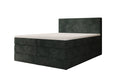 Lit boxspring Noren avec rangement en côtelé