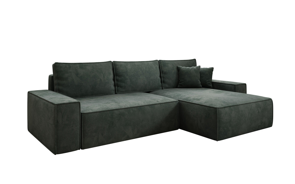 Designer Sofa Lunaro mat Schloof- an Zesummeklappfunktioun a Cord