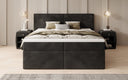 Box spring bed Ophelia with drawers in velvet