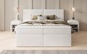Box spring bed Ophelia with drawers in velvet
