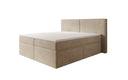 Box spring bed Ophelia with drawers in velvet