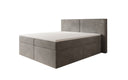 Box spring bed Ophelia with drawers in velvet