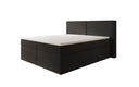 Box spring bed Ophelia with drawers in teddy bouclé