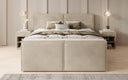 Lit boxspring Ophelia II avec rangement relevable en velours