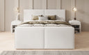 Lit boxspring Ophelia II avec rangement relevable en velours