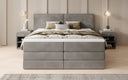 Lit boxspring Ophelia avec rangement relevable en velours