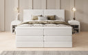 Lit boxspring Ophelia avec rangement relevable en velours