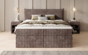 Boxspringbett Liana mat héichklappbarem Stauraum an Cord