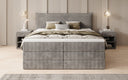 Boxspringbett Liana mat héichklappbarem Stauraum an Cord