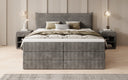 Boxspringbett Liana mat héichklappbarem Stauraum an Cord