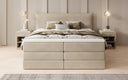 Box spring bed Liana with lift-up storage in velvet