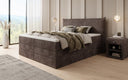 Boxspringbett Liana mat héichklappbarem Stauraum an Cord