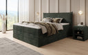 Boxspringbett Liana mat héichklappbarem Stauraum an Cord