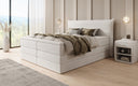 Box spring bed Liana with lift-up storage in velvet