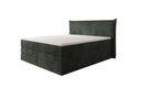 Boxspringbett Liana mat héichklappbarem Stauraum an Cord
