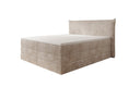 Boxspringbett Liana mat héichklappbarem Stauraum an Cord