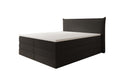Box spring bed Liana with lift-up storage in teddy bouclé