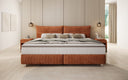 Familien Boxspringbett Aurelio in 220/240x200 in Cord