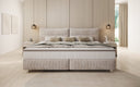 Familien Boxspringbett Aurelio in 220/240x200 in Cord