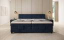 Familien Boxspringbett Noela 220/240x200 elektrisch verstellbar in Samt