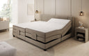 Familien Boxspringbett Noela 220/240x200 elektrisch verstellbar in Samt